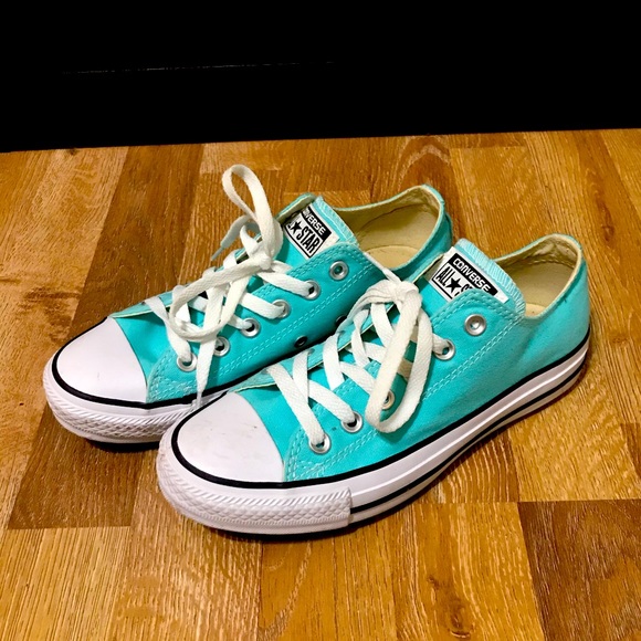 Baby Blue Converse (WMN) - Picture 1 of 5